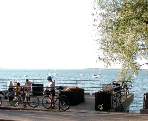 Lake Mendota, bikes and boats